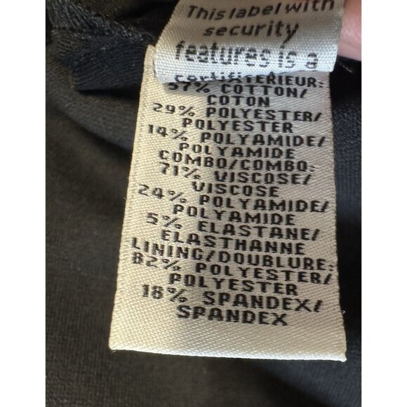 Diane Von Furstenberg Animal Print Skirt Black Cream Gray Smooth Fit Cotton Mix - Picture 14 of 15